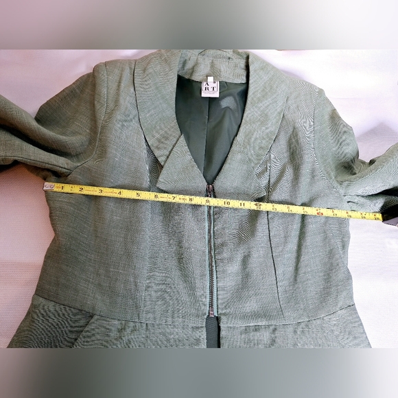 Ateliers Rare Toggery "Strictly Business" Quite Lux.,office,cotton,wideleg,suit - Picture 2 of 11